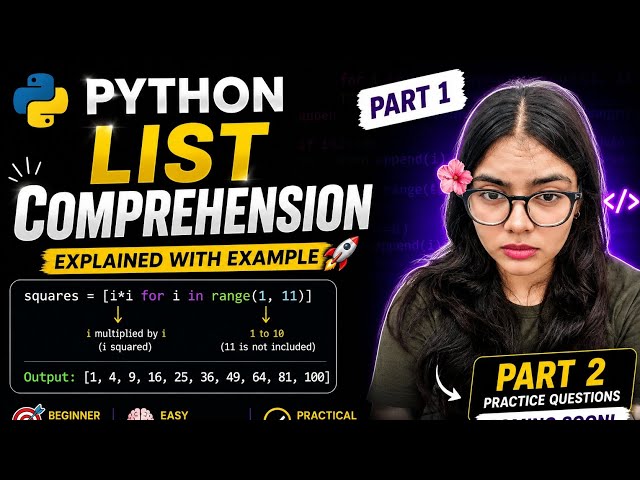 List Comprehension in Python | Part 1 🐍 Basics Explained