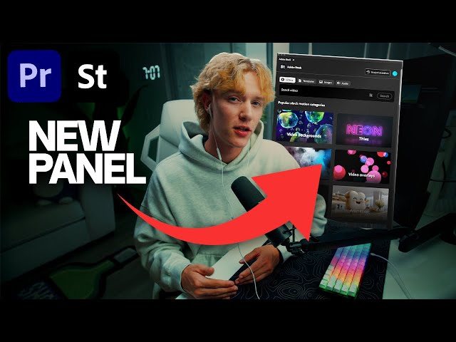 Edit Faster in Premiere with the Adobe Stock Panel (ft. Chris Boustedt) | Adobe Creative Cloud