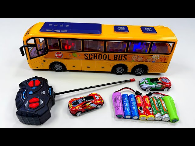 Unboxing RC Police sports car,remote control RC city bus, RCmissile launcher vehicle,Ev robot