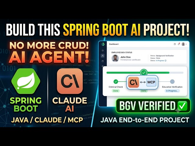 Java Spring Boot AI Project: End-to-End BGV System with Claude