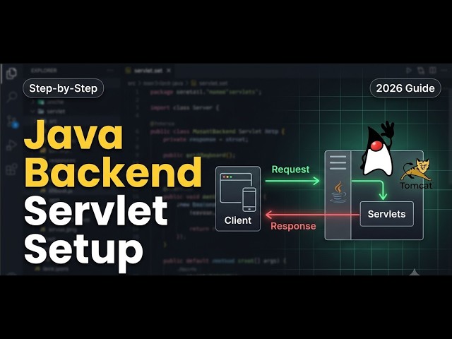 How to Setup Java Servlet Backend (Step-by-Step Guide), Java Backend  Setting Up Your First Servlet