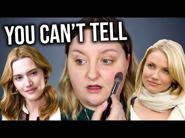 TRYING TO DO MY MAKEUP LIKE THE MOVIES... SO YOU CAN'T SEE IT