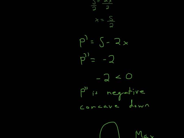 Optimization Problem Two positive numbers