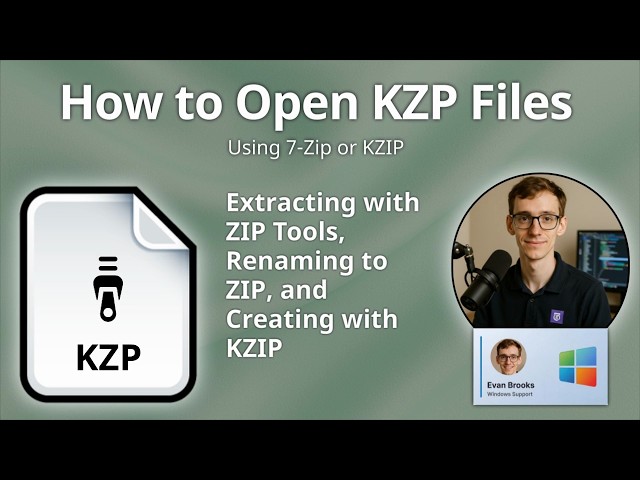 How to Open KZP Files (Kzip Compressed Archive)