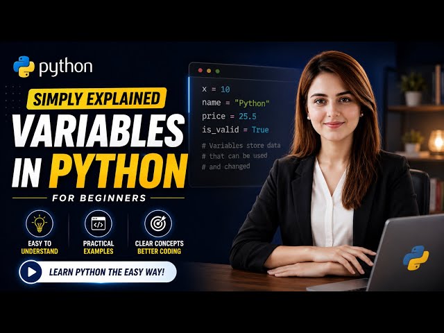 Variables in Python Explained Simply | Python Tutorial for Beginners in Urdu/Hindi