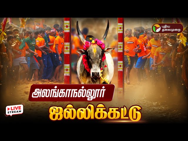 🔴LIVE | Alanganallur Jallikattu 2026 | அலங்காநல்லூர் ஜல்லிக்கட்டு - தொடர் நேரலை | Madurai Jallikattu