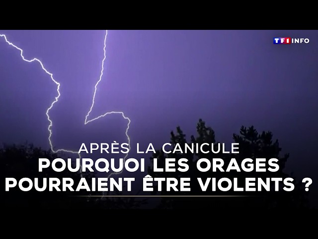 After the heatwave, why could the storms be violent? | TF1 INFO
