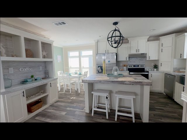 Small DOUBLE WIDE MOBILE HOME is Surprisingly AFFORDABLE for All The INTERIOR DESIGN Features!  4K