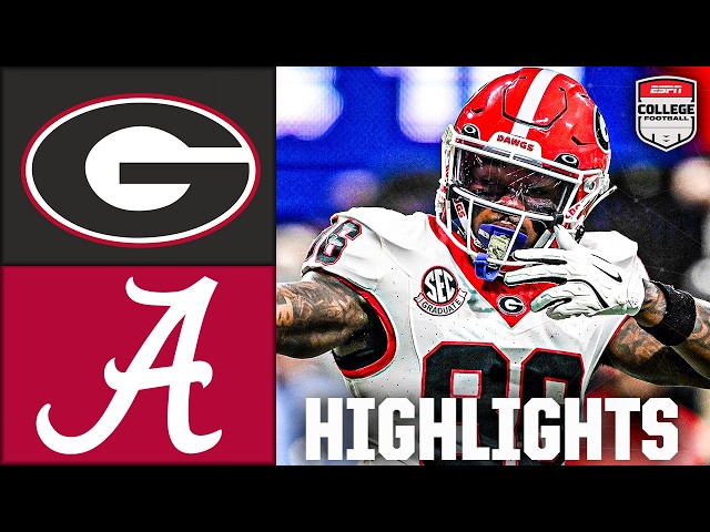 SEC Championship: Georgia Bulldogs vs. Alabama Crimson Tide | Full Game Highlights | ESPN CFB