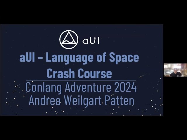 aUI constructed language Crash Course - Conlang Adventure