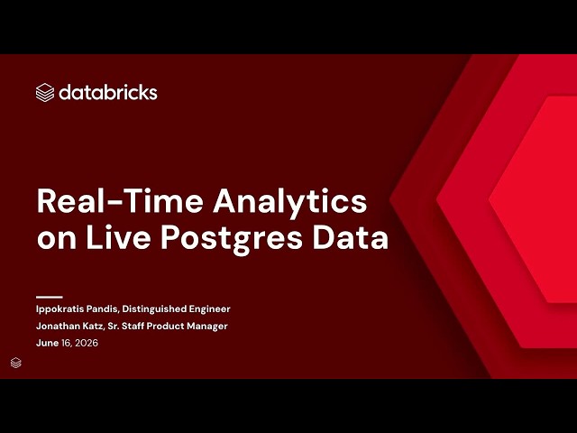 Lakebase: Real-Time Analytics on Live Postgres Data Without a Separate Stack