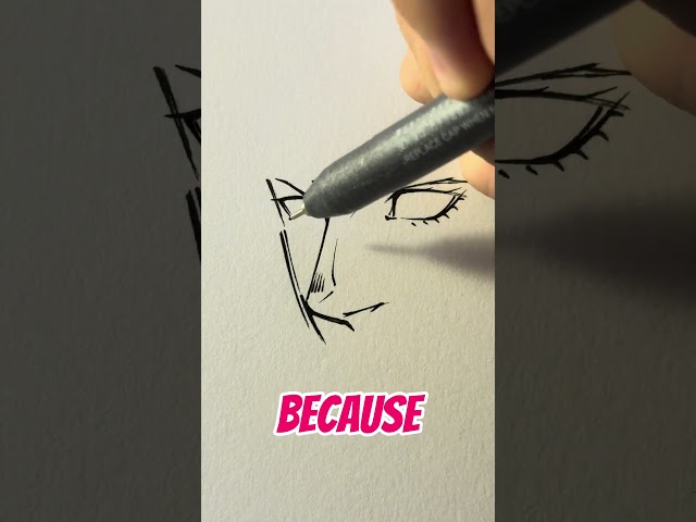 How to draw eye from 3/4 angle || Jmarron