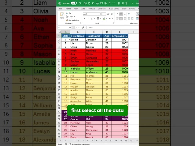 Clean Your Excel Sheet in Seconds! Easy Spreadsheet Tips for Beginners!