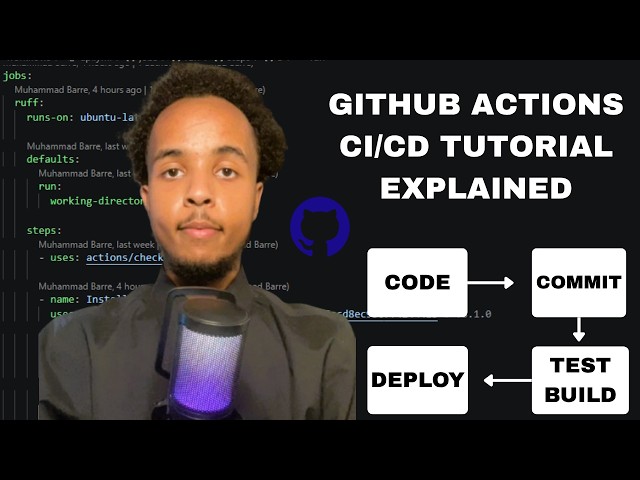 GitHub Actions Tutorial for Beginners (CI/CD Made Easy)