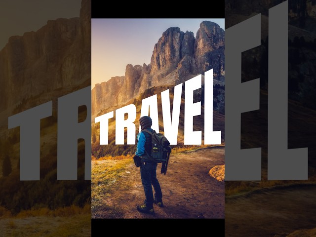 How to Put Perspective Text Behind ANY Object in Canva
