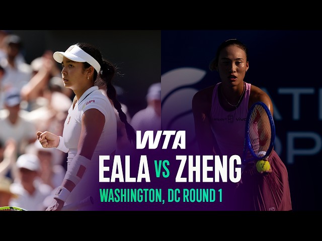 Alexandra Eala vs. Qinwen Zheng | 2026 Washington, DC Round 1 | WTA Match Highlights