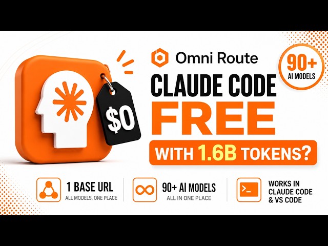 Claude Code FREE with 1.6B Tokens? 🤯 Omni Route Setup