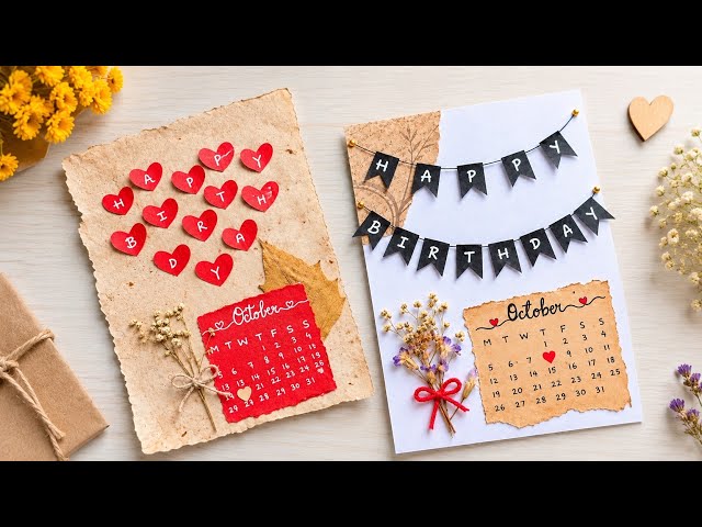 I Made the Cutest Birthday Card Ever! 🎂💖 | DIY Easy Handmade Birthday Card