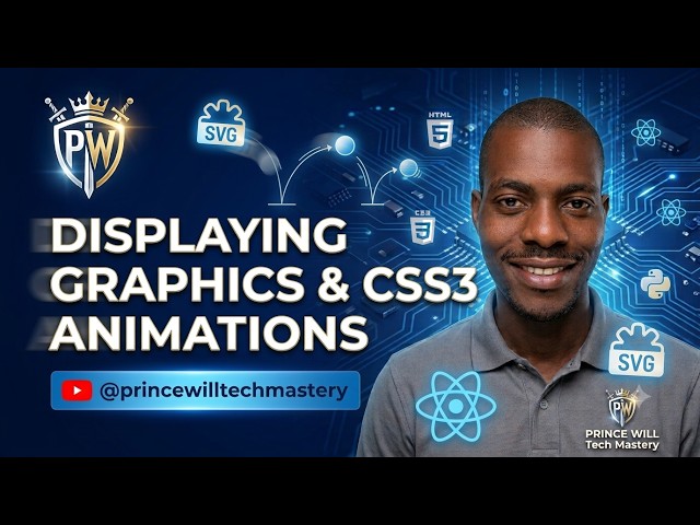 Displaying Graphics & CSS3 Animations: @keyframes, Transitions & SVGs