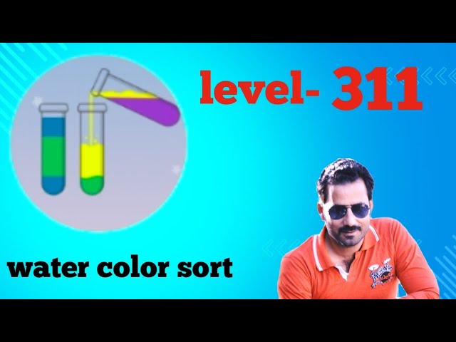 Water color sort level 311 easy solution