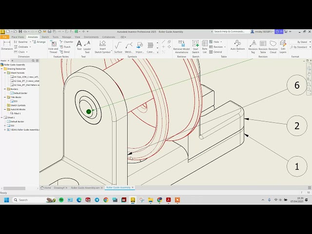 Learning Inventor #16 | How to Create an Assembly Drawing