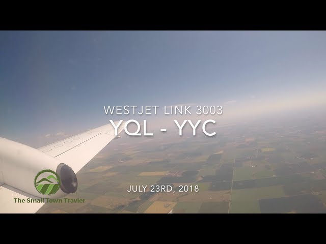 Westjet Link 3003 | Lethbridge (YQL) - Calgary (YYC) | Trip Report 2018