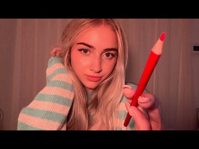ASMR drawing on your face (but I’m indecisive)