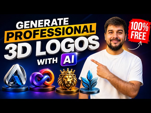 How to Create a Professional 3D Logo with AI for Free (Step-by-Step)