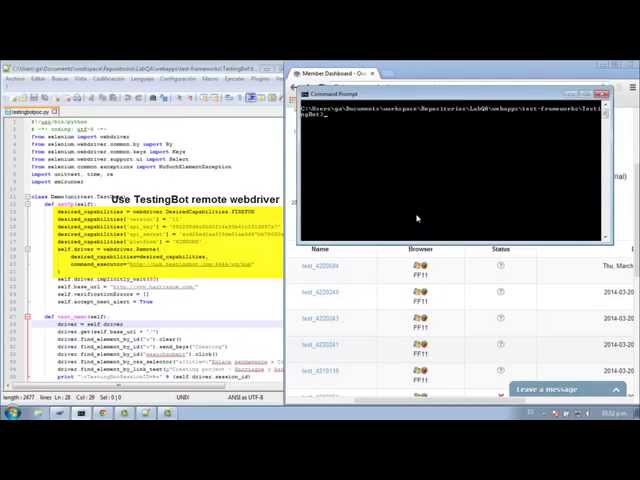 TestingBot + Selenium + Python + Jenkins