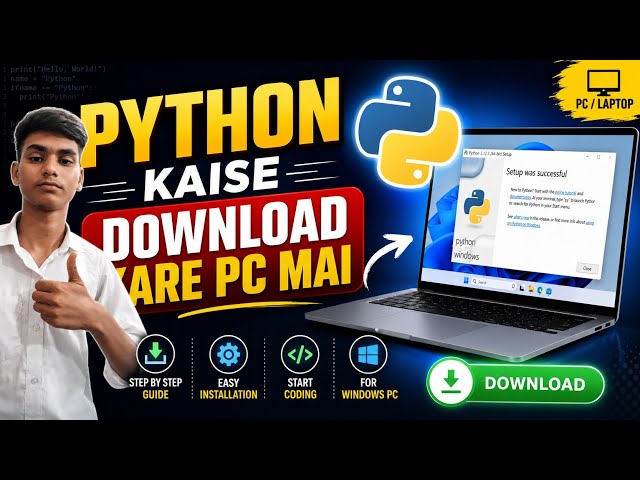 How to download Python and Install || Python Kaise download kare || How to use Python in window 10 