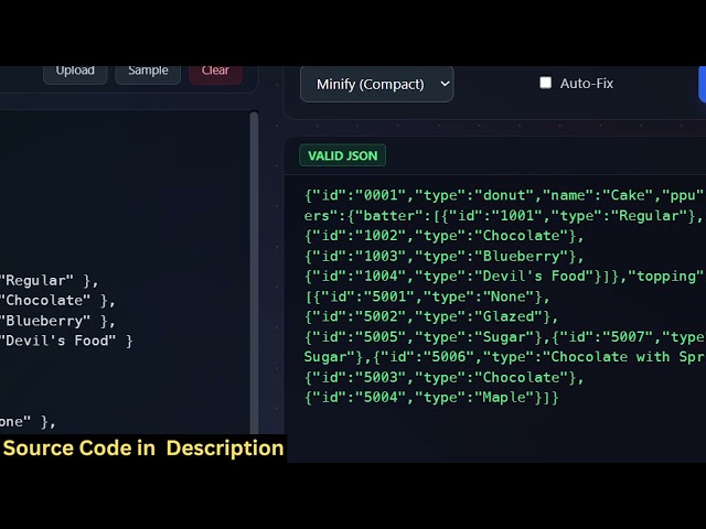 Build a React.js JSON Editor Web App in Browser to Format,Validate & Minify JSON Using TypeScript