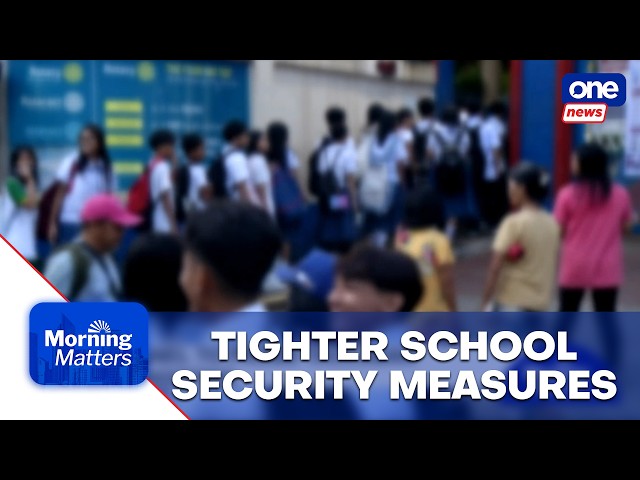 DepEd strengthens school security after Tacloban shooting incident | Morning Matters