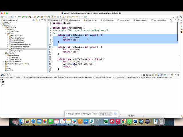 Method Overloading, Overriding and Constructors