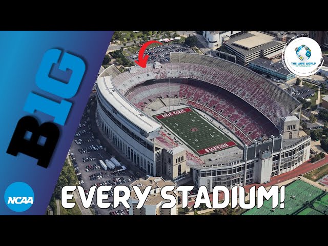 Big 10 College Football Stadiums
