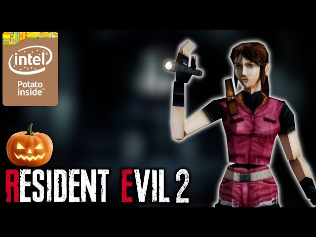 Resident Evil 2 Remake is scary on a Super Low-end PC with Intel Celeron and Intel HD Graphics 😧🎃