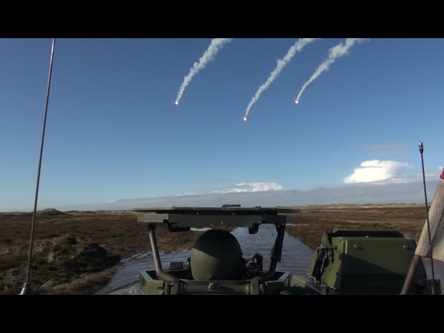 Pletskud med infanterikampkøretøjer