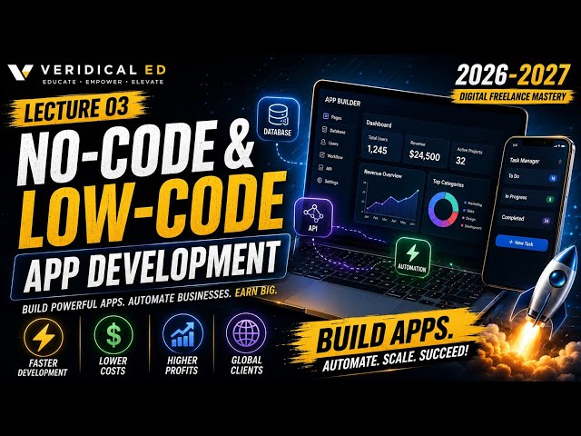 Lecture 3 No-Code&Low-Code App Development Masterclass(2026–2027)|Build Powerful Apps Without Coding