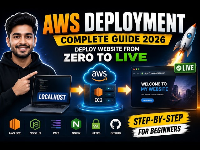 AWS Deployment Complete Guide 2026 🚀 | Deploy Website from Zero to Live | Step-by-Step