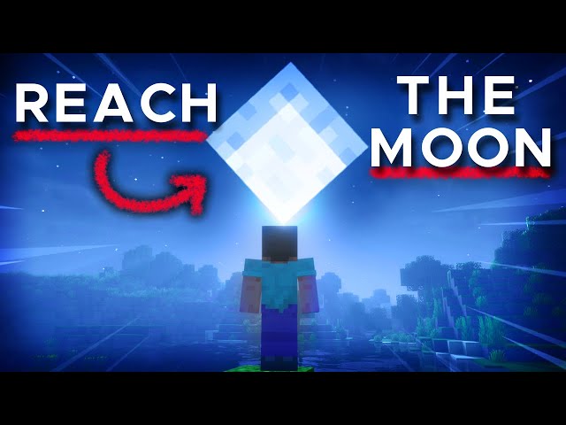 Can you reach the MOON in Minecraft?