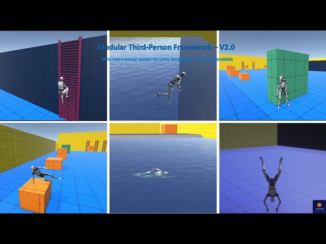Unity Third Person Controller – Modular Third Person Framework Saves Weeks of Dev Time