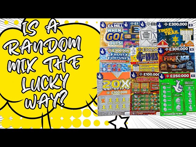 🍀🎟️ IS RANDOM LUCKIER?! 😱 Scratching a Completely Random Bunch of Cards! 💰✨