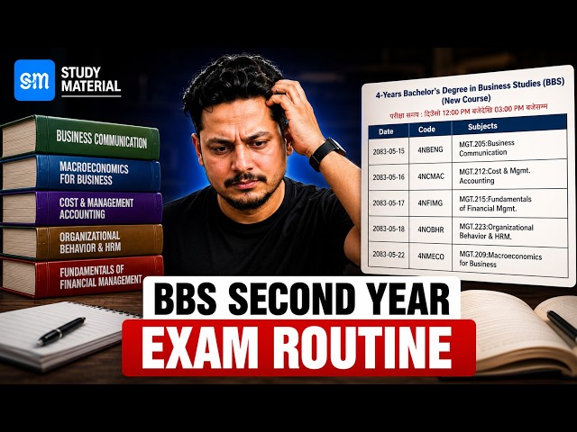 BBS Second Year Exam Routine - 2083