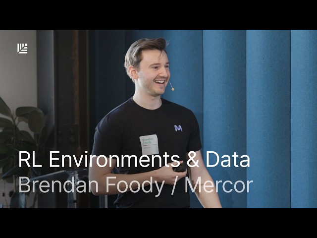 RL Environments Explained: How AI Agents Learn Real-World Work | Brendan Foody, Mercor