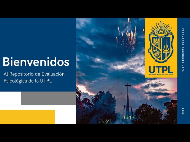 Bienvenidos al repositorio de Evaluación Psicológica de la UTPL