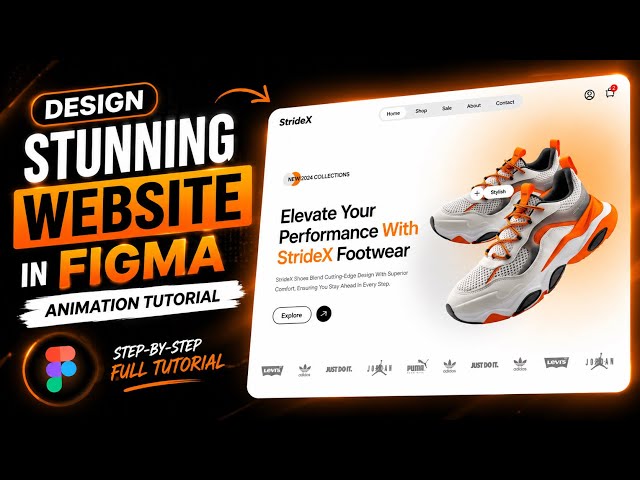 Build a Stunning Website in Figma — Full Animation Tutorial 
