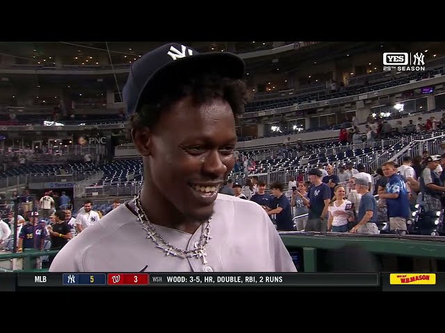 Jazz Chisholm Jr. on 5-3 over Nationals