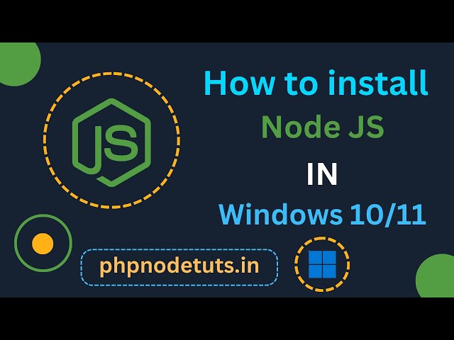 ⚡How to install Node JS in Windows 11 | How to install Node JS in Windows 10|How to Download Node Js