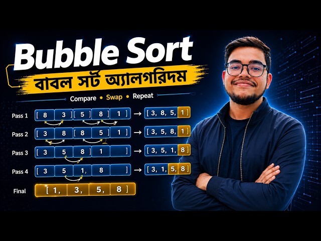 Bubble Sort Algorithm | DSA Bangla