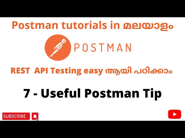 Useful Postman Tip| Become an expert in Postman| Postman REST API Testing| Malayalam