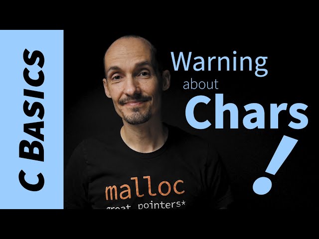 A warning about the char type